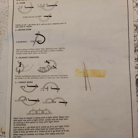 Columbia Minerva Crewel Kit Nativity Needlework 12x16 Christmas Morehead Vintage - Picture 11 of 12